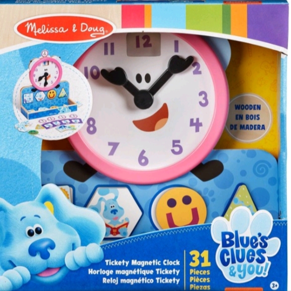 Melissa and Doug Blue's Clues Clock Toy - Picture 1 of 6